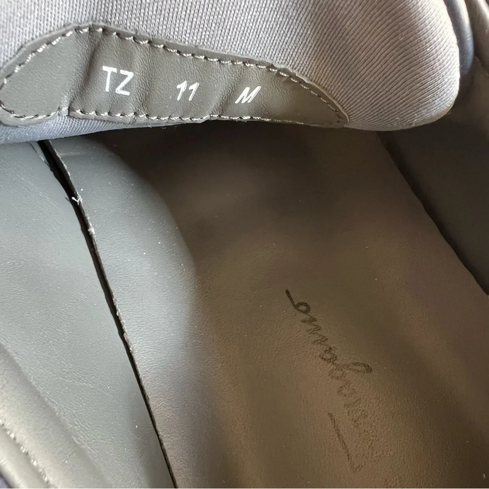 Salvatore Ferragamo $895 Cube Suede & Leather Low-Top Sneakers Navy - Picture 13 of 14